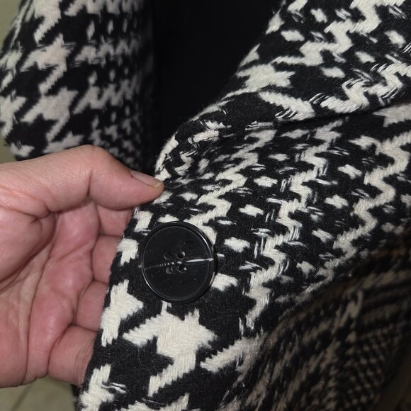 Eloquii Elements Houndstooth Coat - Picture 4 of 6